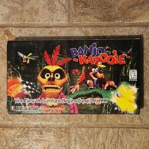 Vintage Banjo Kazooie Promotional VHS Video